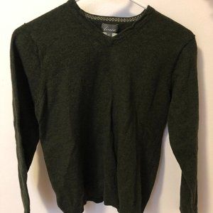 CASHMERE SWEATER IN FOREST GREEN